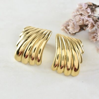 Aretes Statement Conchas