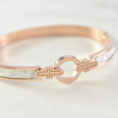 Pulsera Brand with Nácar