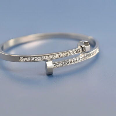 Pulsera Sparkle T (Plateada)