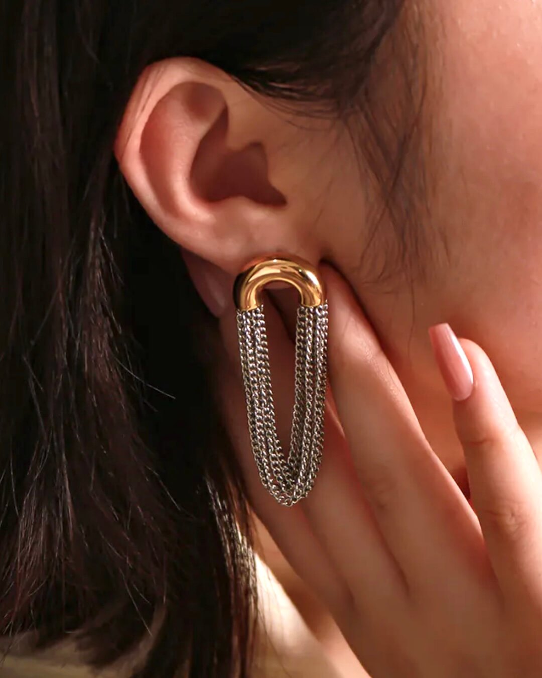 Aretes Flow (2 colores disponibles) - Imagen 2