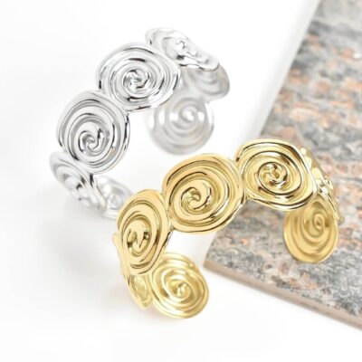 Pulseras Cuff Curly