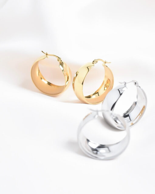 Aretes Chunky Hoops