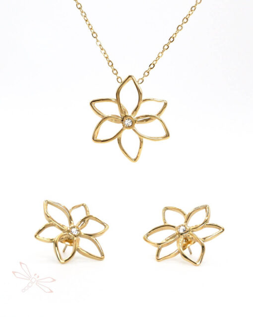 Set Golden Flowers