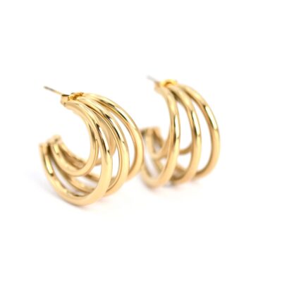 Aretes Layer Hoops (2 colores disponibles)