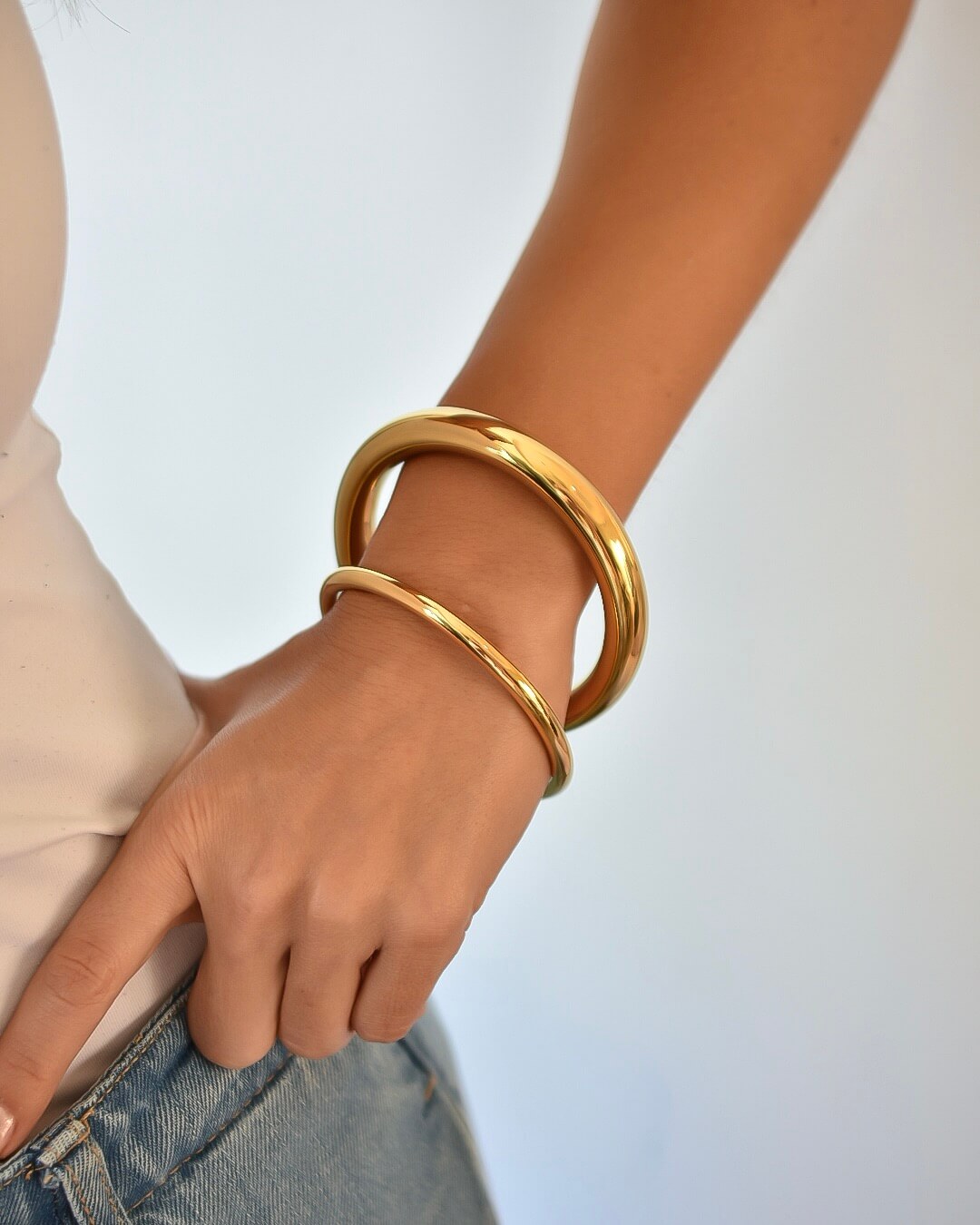 Pulseras Set 2 Aros Mix Size