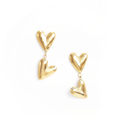Aretes Double Love