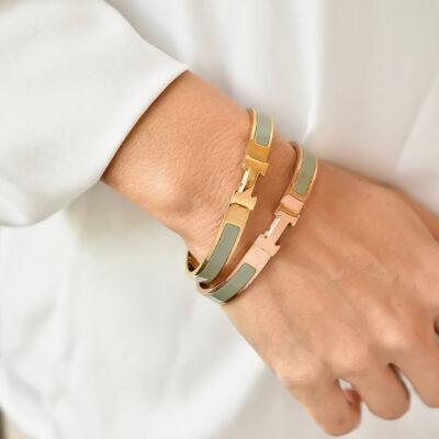 Pulseras Verde Perla Brand H