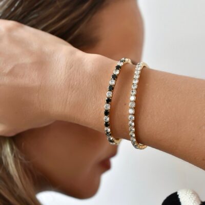 Set de 2 Pulseras Zirconias