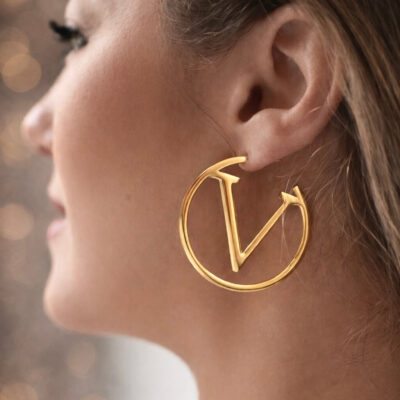 Aretes LV Hoops