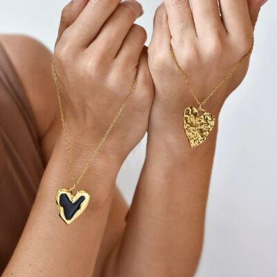 Collar Dark Love and Texture 2 en 1