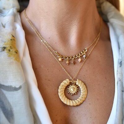 Collar Boho y Cuarzos