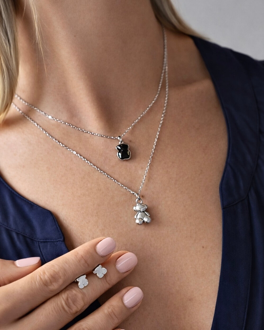 Set Collar layer double Bear