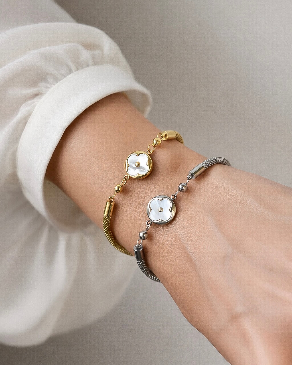 Pulsera Mesh Flower (2 colores)