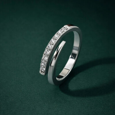 Anillo Sparkle Wave 5 a 8