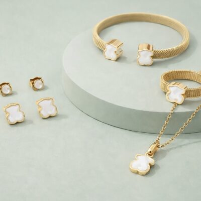 Set Gold Mesh Bears (2 colores)