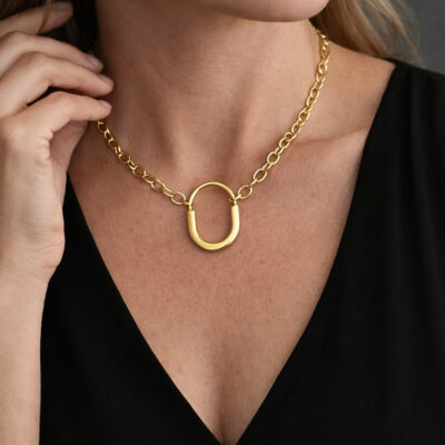 Collar Gold Lock