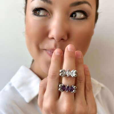 Anillo Double Sparkle Bear