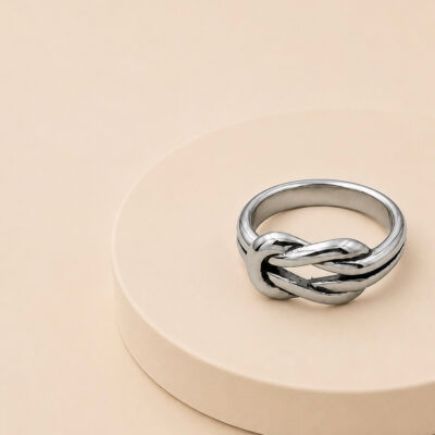 Anillo Silver Knot (7 y 8)