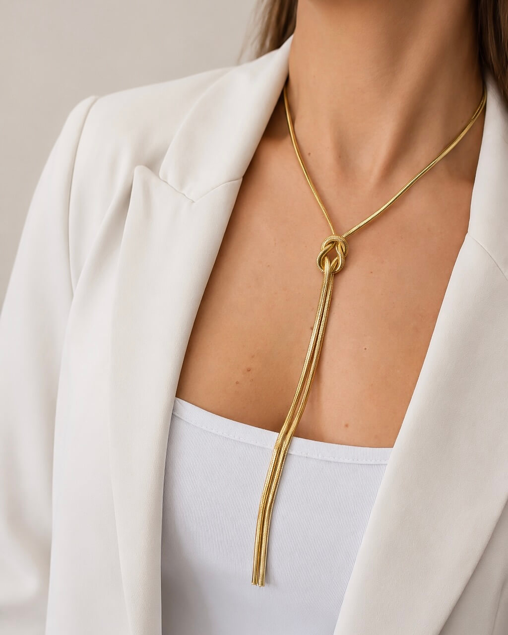 Collar Long Knot (2 colores) - Imagen 3