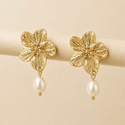 Aretes Chic Flower (2 colores)
