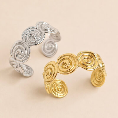 Pulseras Cuff Curly
