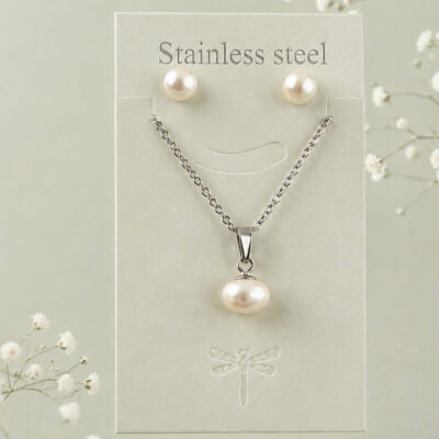 Set Silver Pearls