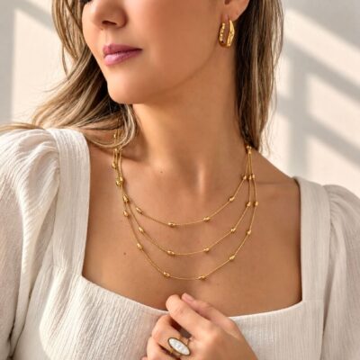 Collar Layer Gold