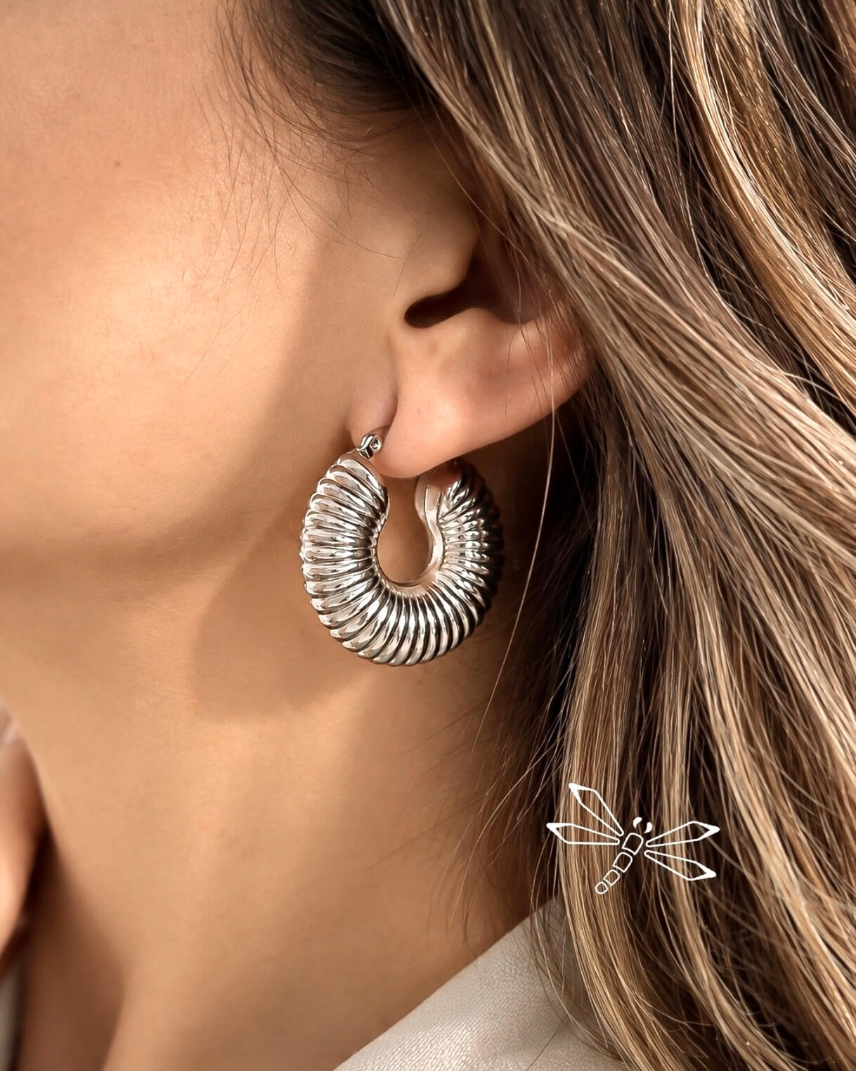 Aretes Krunchy Hoops